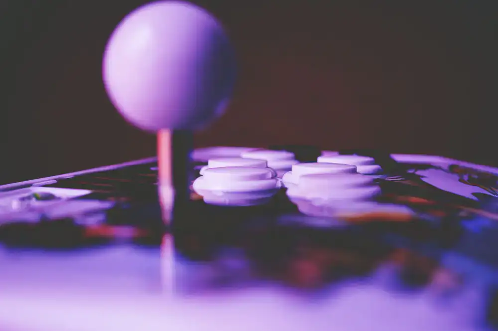 Arcade stick and fighting game setup